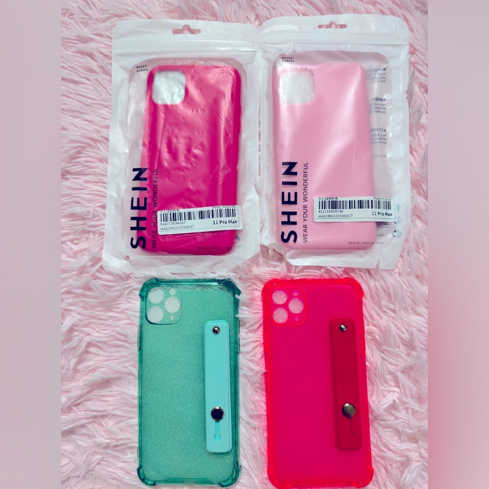 New iPhone 11 Pro Max cases (4), brand new, unused